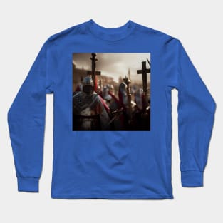 Knights Templar in The Holy Land Long Sleeve T-Shirt